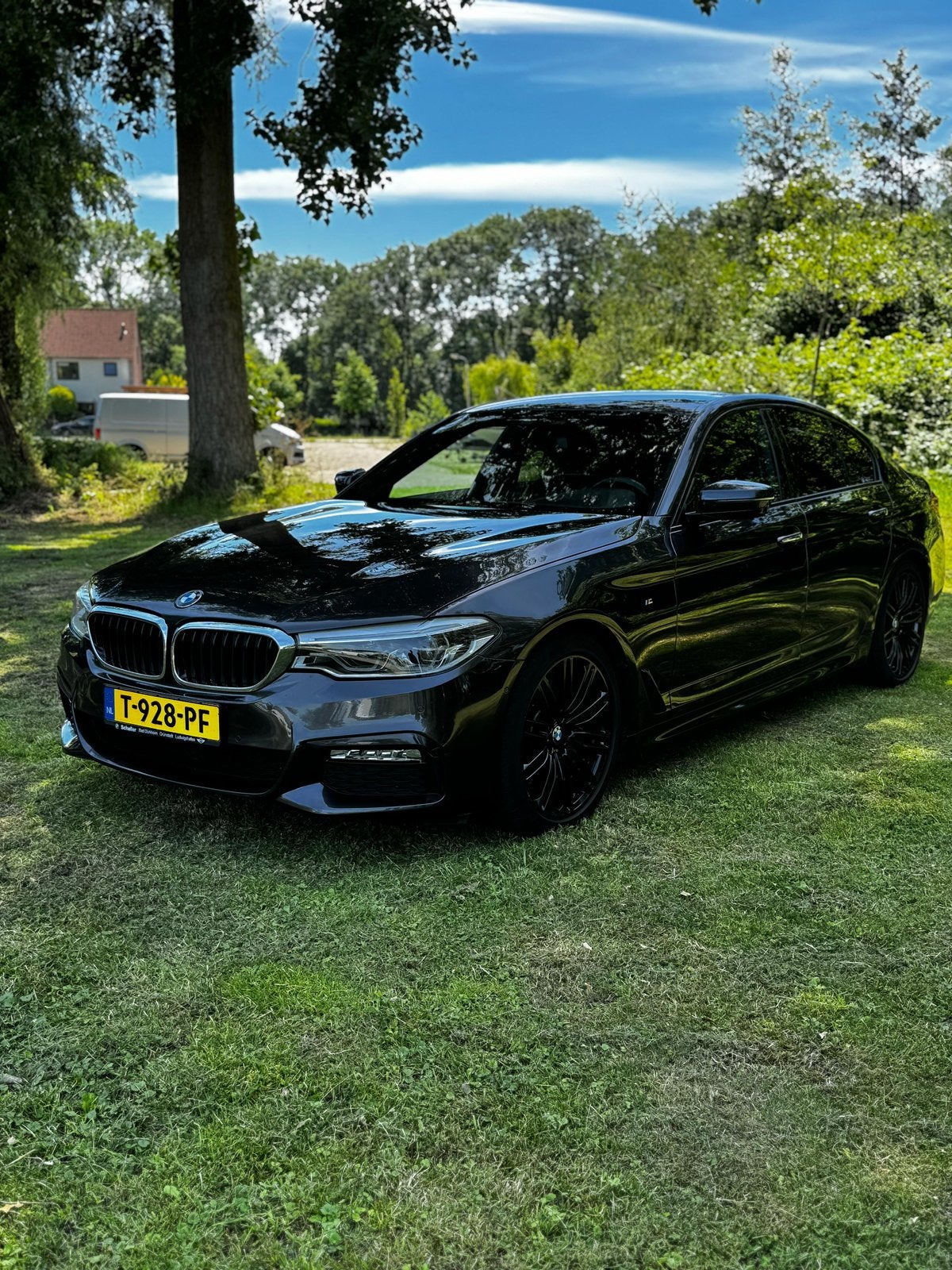 BMW 5-Serie 530d 265pk Xdrive Aut. 2017 Grijs, Auto's, Automaat, 2993 cc, 2000 kg, Zwart