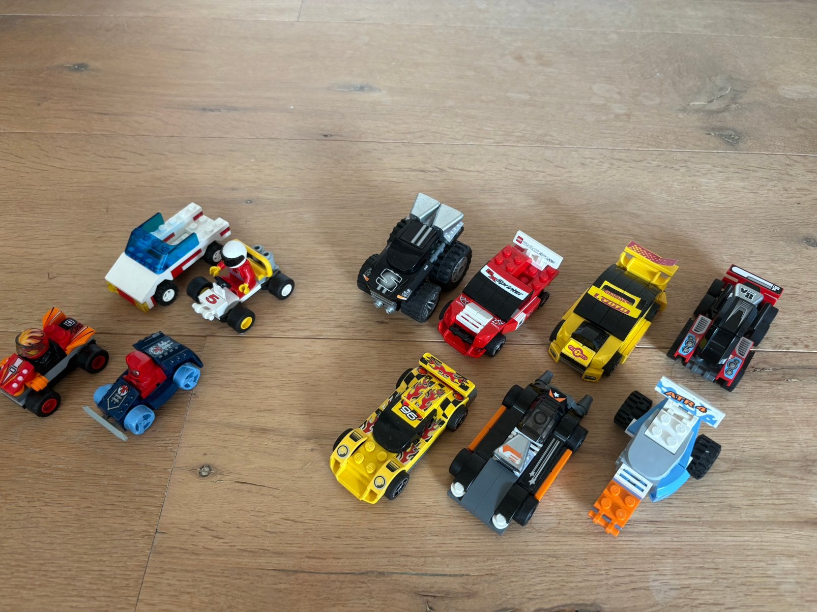 Lego partij Tiny Racers autootjes, Ophalen of Verzenden, Zo goed als nieuw