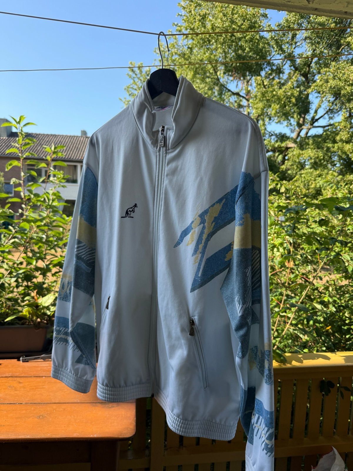 Vintage Australian trainingsjack maat 48 uit 1999, Ophalen of Verzenden, Gedragen, Maat 48/50 (M), Wit