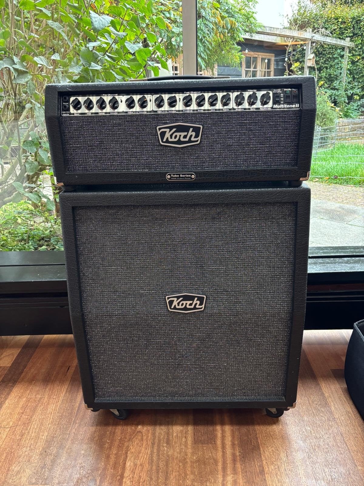 Koch Multitone II gitaarversterker met TS412 cabinet, Ophalen, Gebruikt, Gitaar, 100 watt of meer