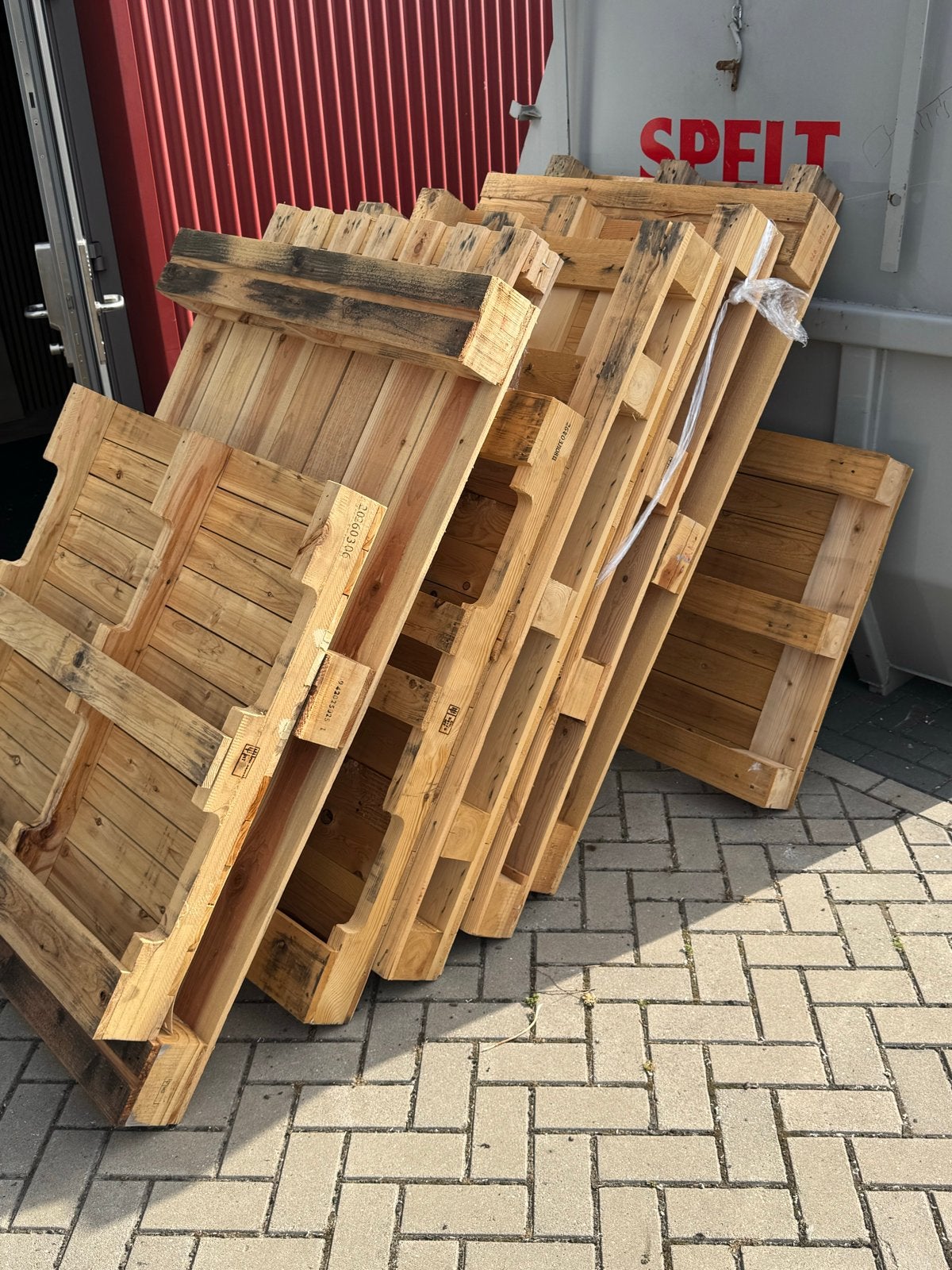 9 pallets gratis ophalen in Dordrecht, Ophalen, Gebruikt, 100 cm of meer, 60 cm of meer