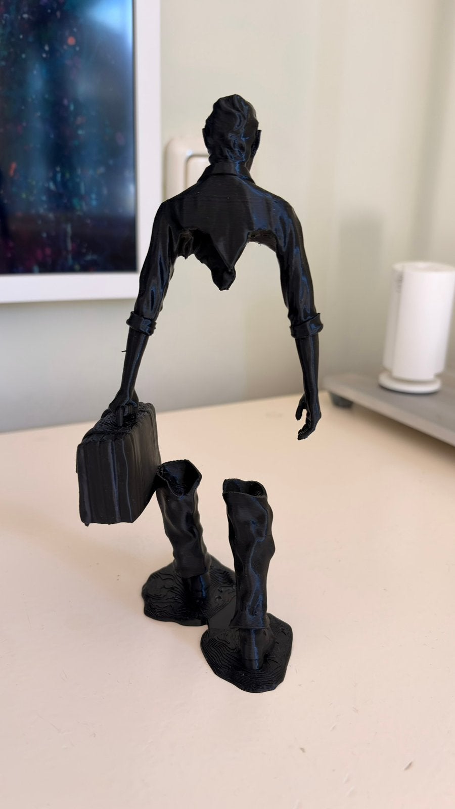 Missing traveler, Ophalen of Verzenden, 17 cm, Beeld