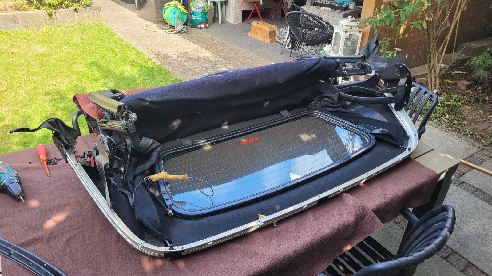cabrio kap, golf 3. Frame is in goede staat., Ophalen, Gebruikt, Volkswagen