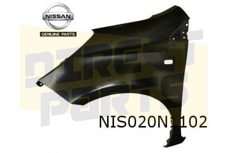 Nissan Note (3/06-8/13) voorscherm Rechts Origineel! F31129U, -, Verzenden, -, Nieuw