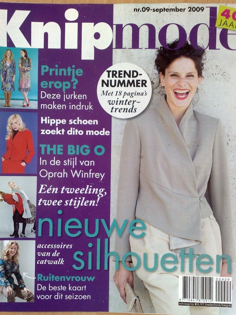 Knipmode september nr. 9 / 2009, Verzenden, Zo goed als nieuw, Vrouw, Knipmode