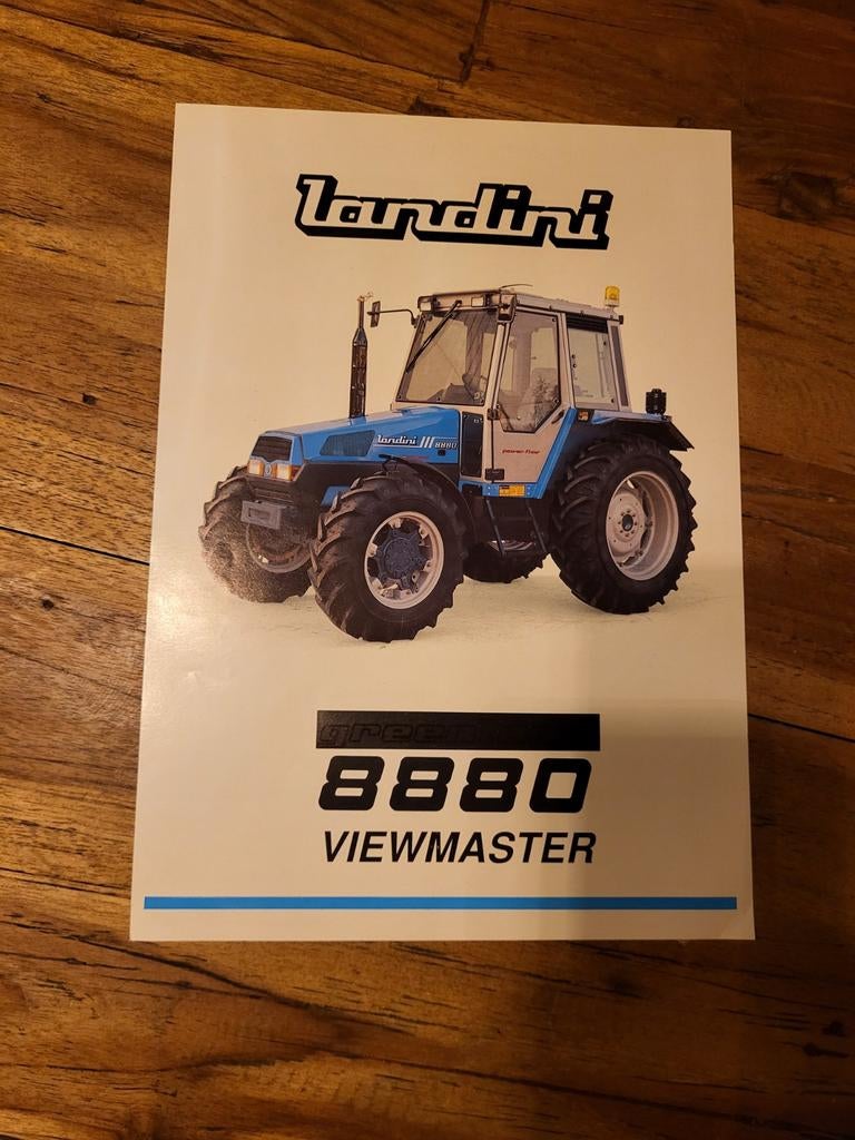 tractor folder Landini 8880 VIEWMASTRR, Ophalen of Verzenden, Zo goed als nieuw