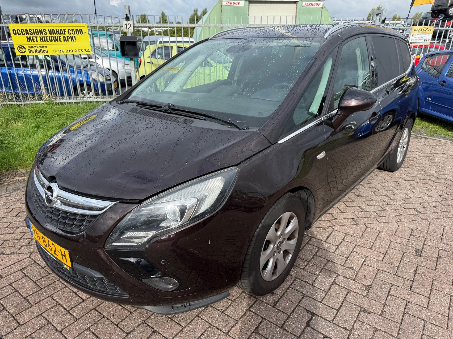 Opel ZAFIRA TOURER grijs kenteken lees omschrijving, Auto's, 136 pk, Gebruikt, Euro 6, 4 cilinders