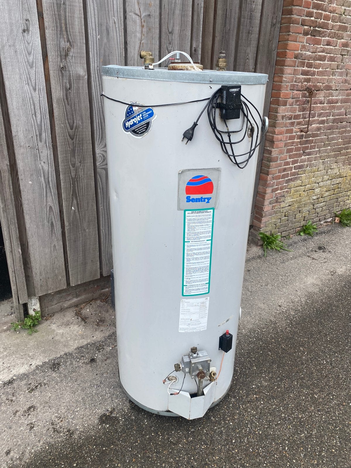 Sentry boiler 260 liter – BW 80 NL – goed werkend, Ophalen, Gebruikt, Aardgas, 100 liter of meer