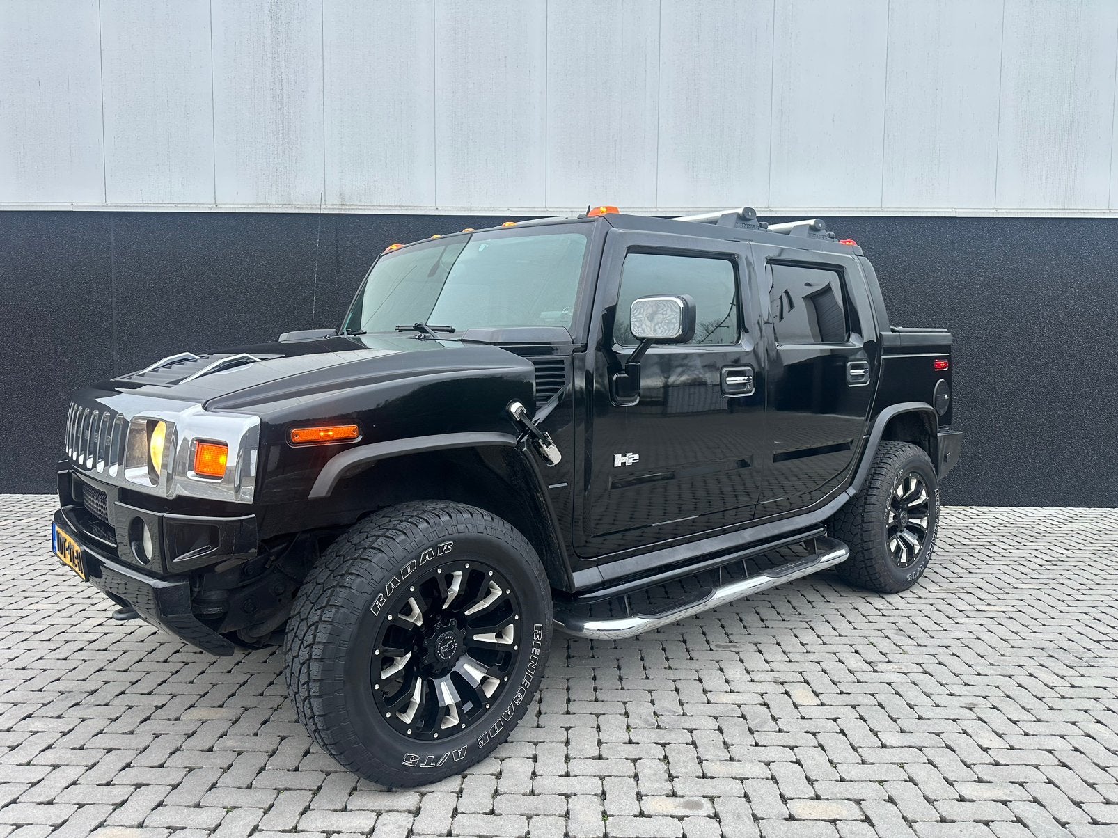 Hummer H2 PICK-UP 6.0 V8 | BLACK OPS | Grijskenteken | UNIEK, Auto's, Automaat, 5654 cc, 322 pk, Zwart