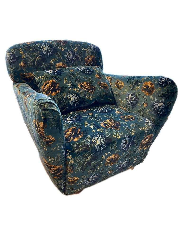 Nieuwe Soho Home Luca fauteuil kuipstoel House of Hackney, Ophalen, Blauw, Nieuw, Mid Century Modern