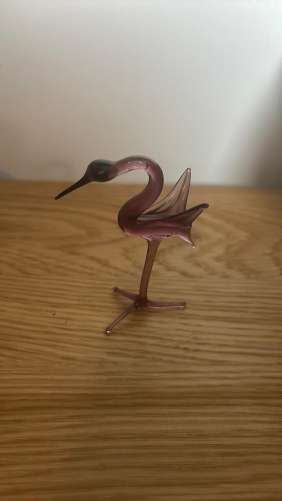 Murano glazen vogel - 7 cm, Verzamelen, Beelden en Beeldjes, Ophalen of Verzenden, Zo goed als nieuw