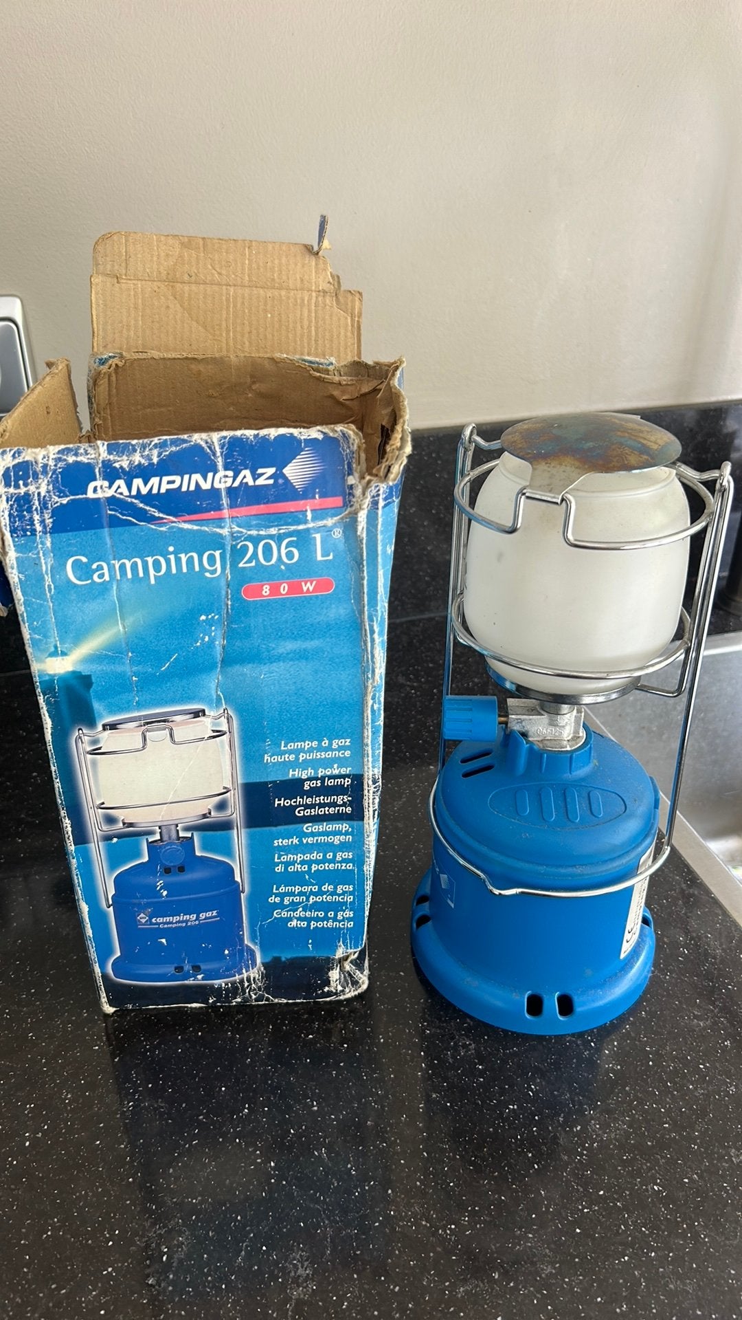 Lampje campinggaz, Caravans en Kamperen, Kampeeraccessoires, Ophalen, Gebruikt