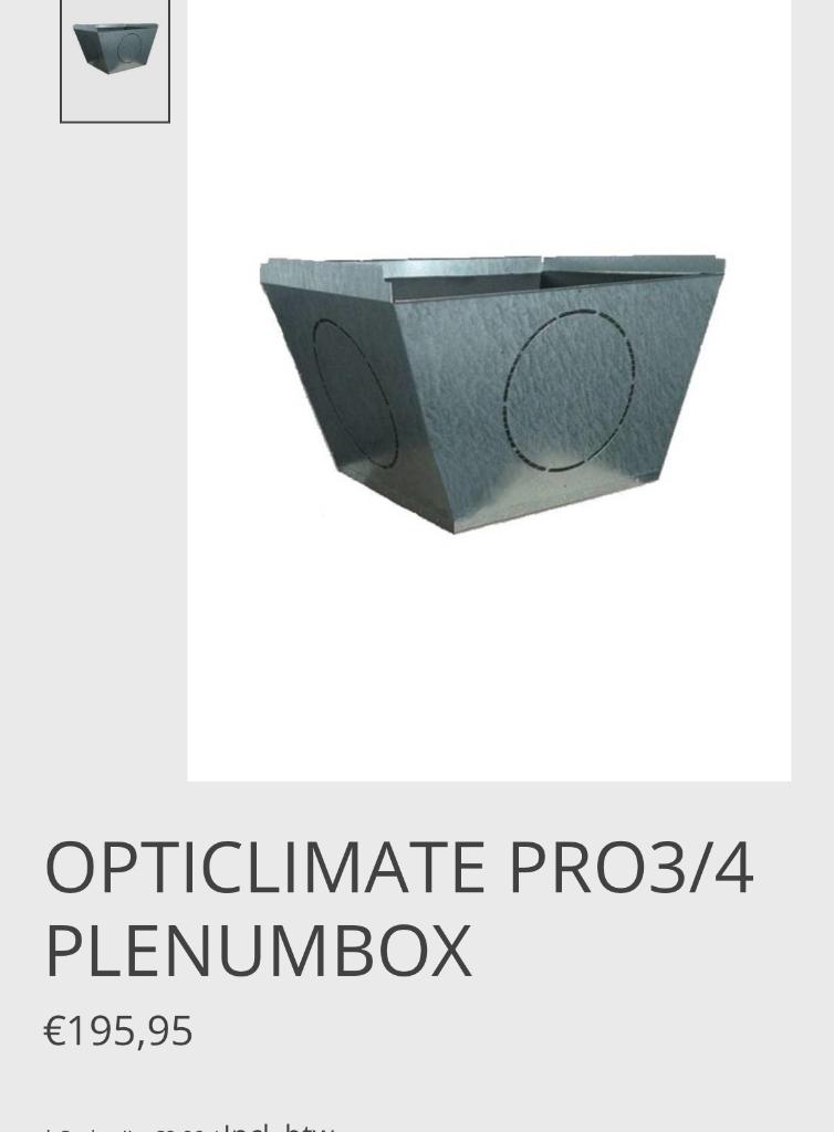 dimlux Planumbox Ooticlimate 6000 pro 3, Ophalen of Verzenden