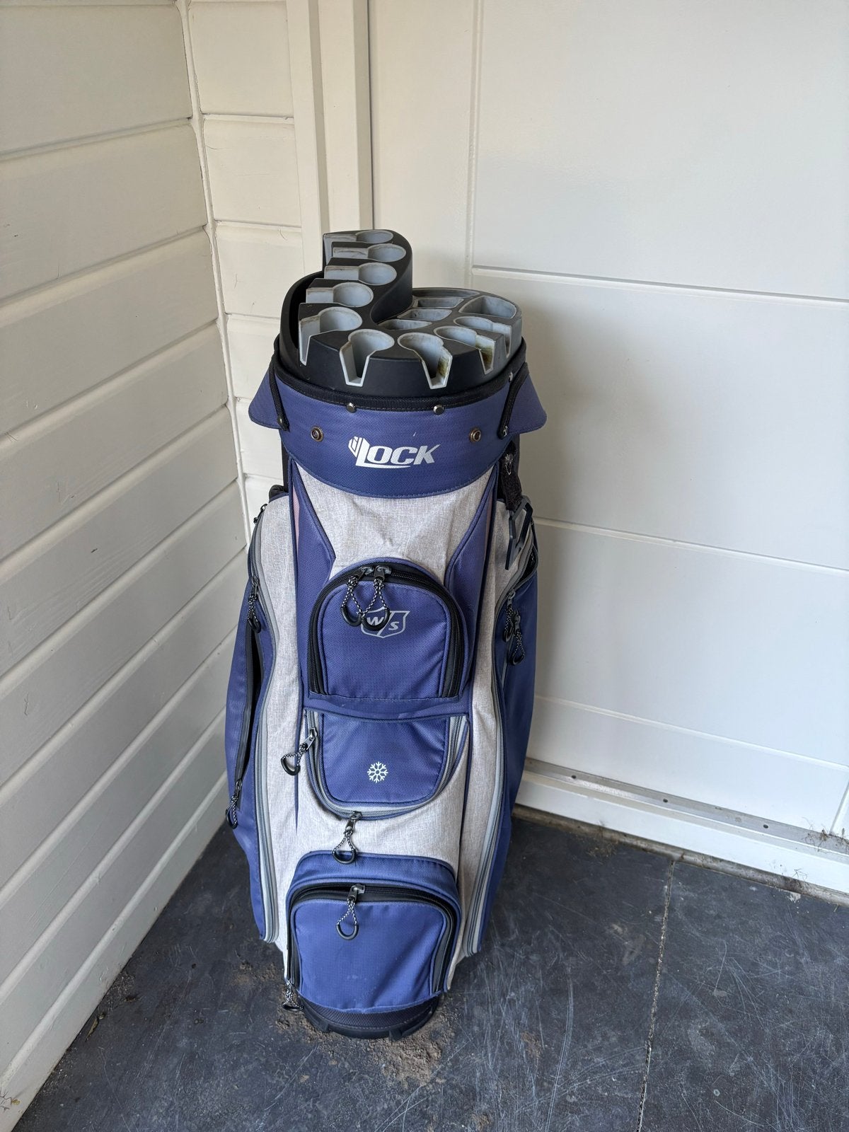 Wilson Lock cartbag - 14-vaks verdeler, Ophalen, Gebruikt, Tas, Overige merken
