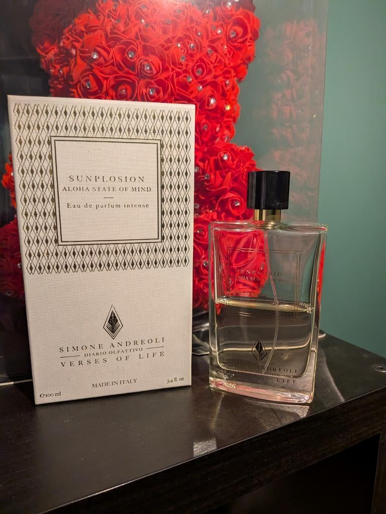Parfum, simone Andreoli Sunplosion Eau de Parfum Intense, Sieraden, Tassen en Uiterlijk, Uiterlijk | Parfum, Gebruikt, Ophalen of Verzenden