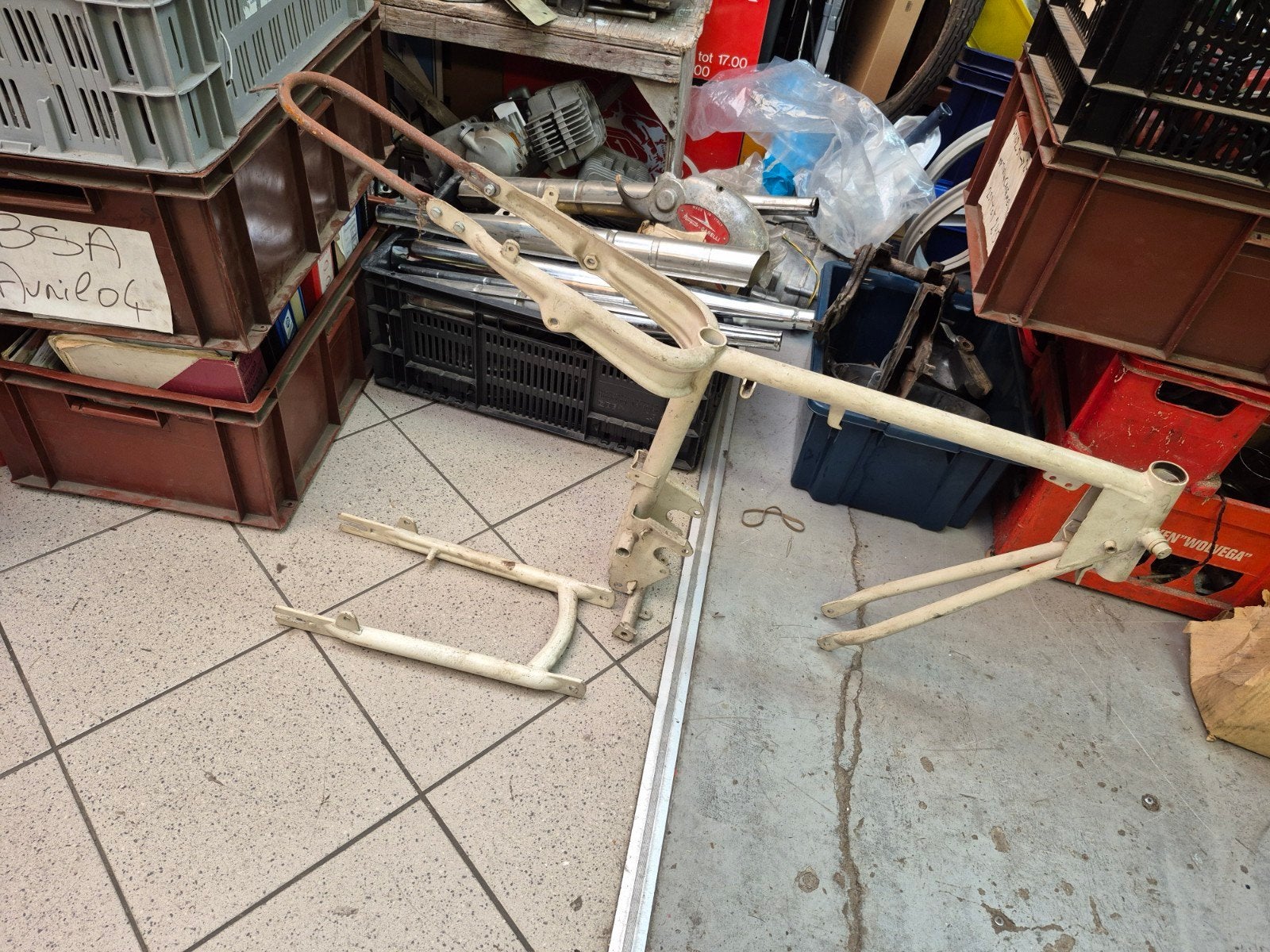Garelli record junior frame New old stock nos, Fietsen en Brommers, Ophalen of Verzenden, Nieuw, Frame, Overige merken