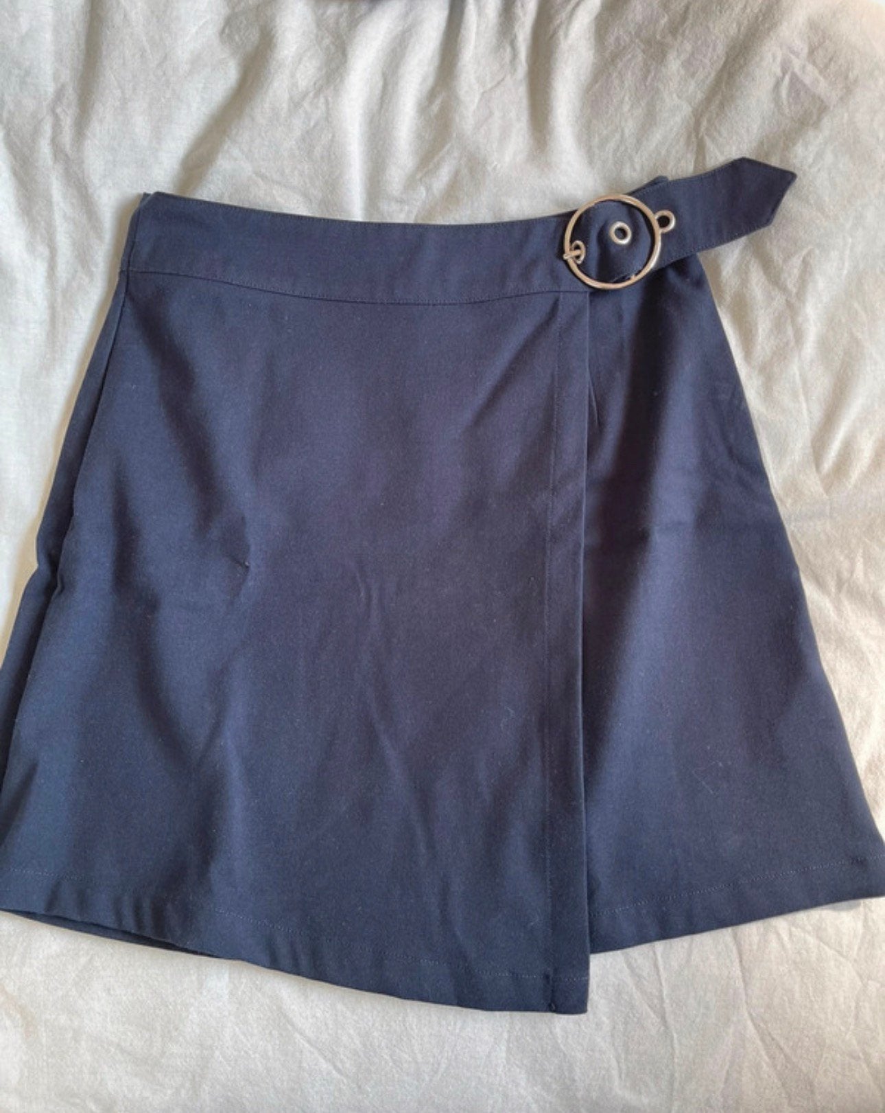 Mint & Berry marineblauwe mini-rok, maat 36 (S), Blauw, Ophalen of Verzenden, Zo goed als nieuw, Maat 36 (S)