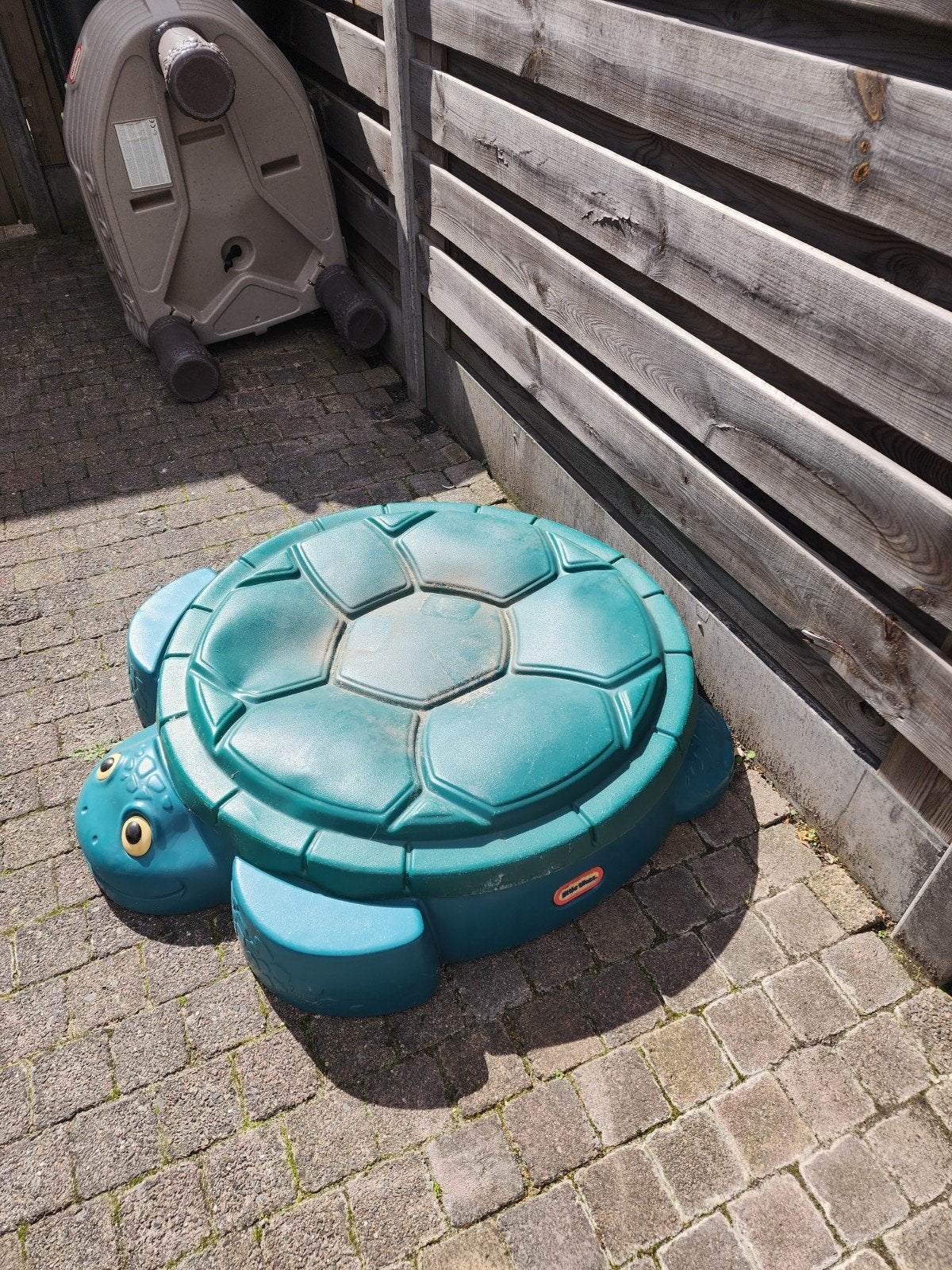 Little Tikes Schildpad Zandbak met Deksel, Ophalen, Gebruikt