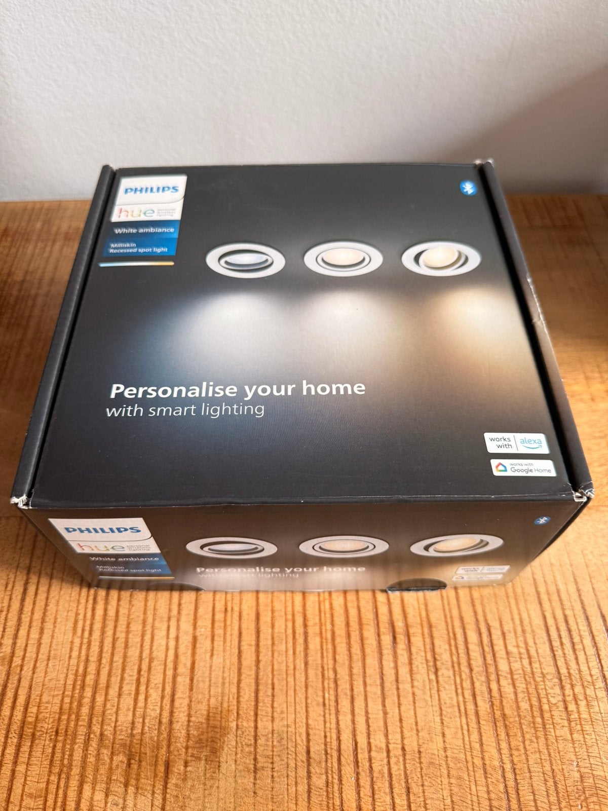 Philips Hue Milliskin inbouwspots, Huis en Inrichting, Ophalen of Verzenden, Zo goed als nieuw, Kunststof