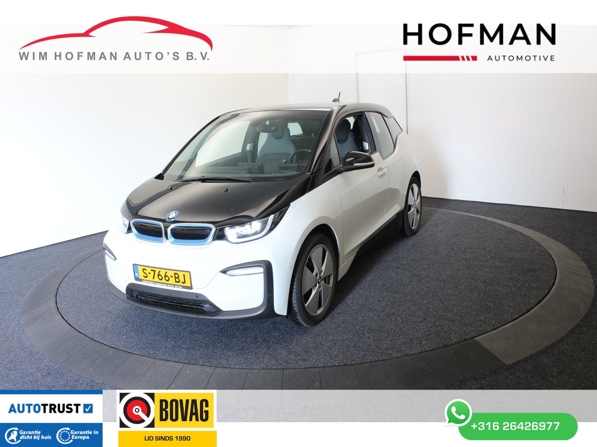 BMW i3 Executive 120Ah SOH 100% 42 kWh Warmtepomp CCS Snel l, 43 €/maand, Wit, 1245 kg, Grijs