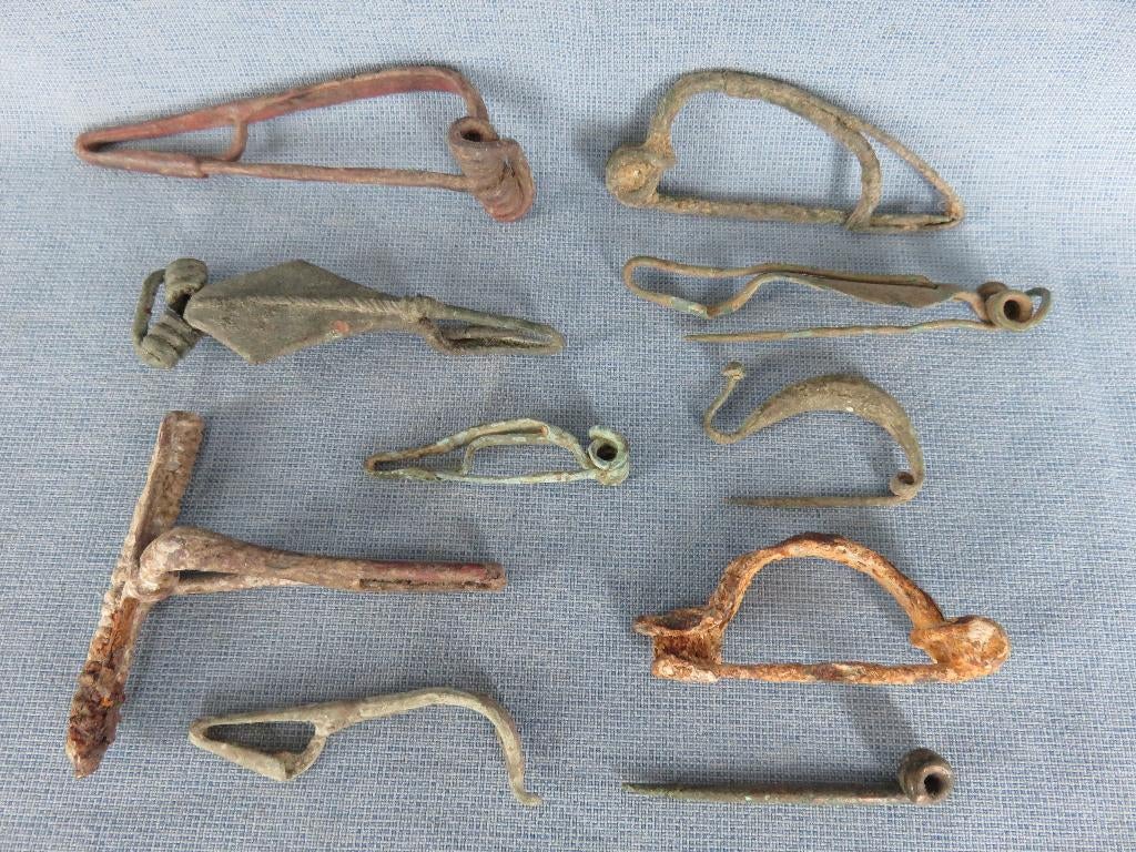 Keltisch - la tene fibulae - 3e - 1e eeuw B.C. - bodemvondst, Antiek en Kunst, Ophalen of Verzenden