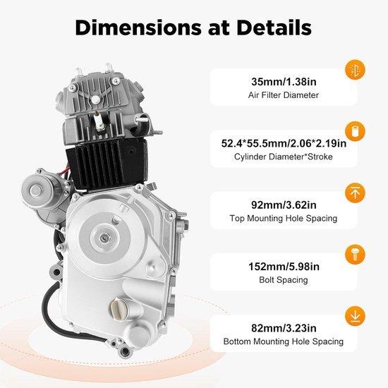 Motorblok – Motor Kit – Scooter Motor – 4-Takt Motor, Hobby en Vrije tijd, Overige Hobby en Vrije tijd, Nieuw, Verzenden