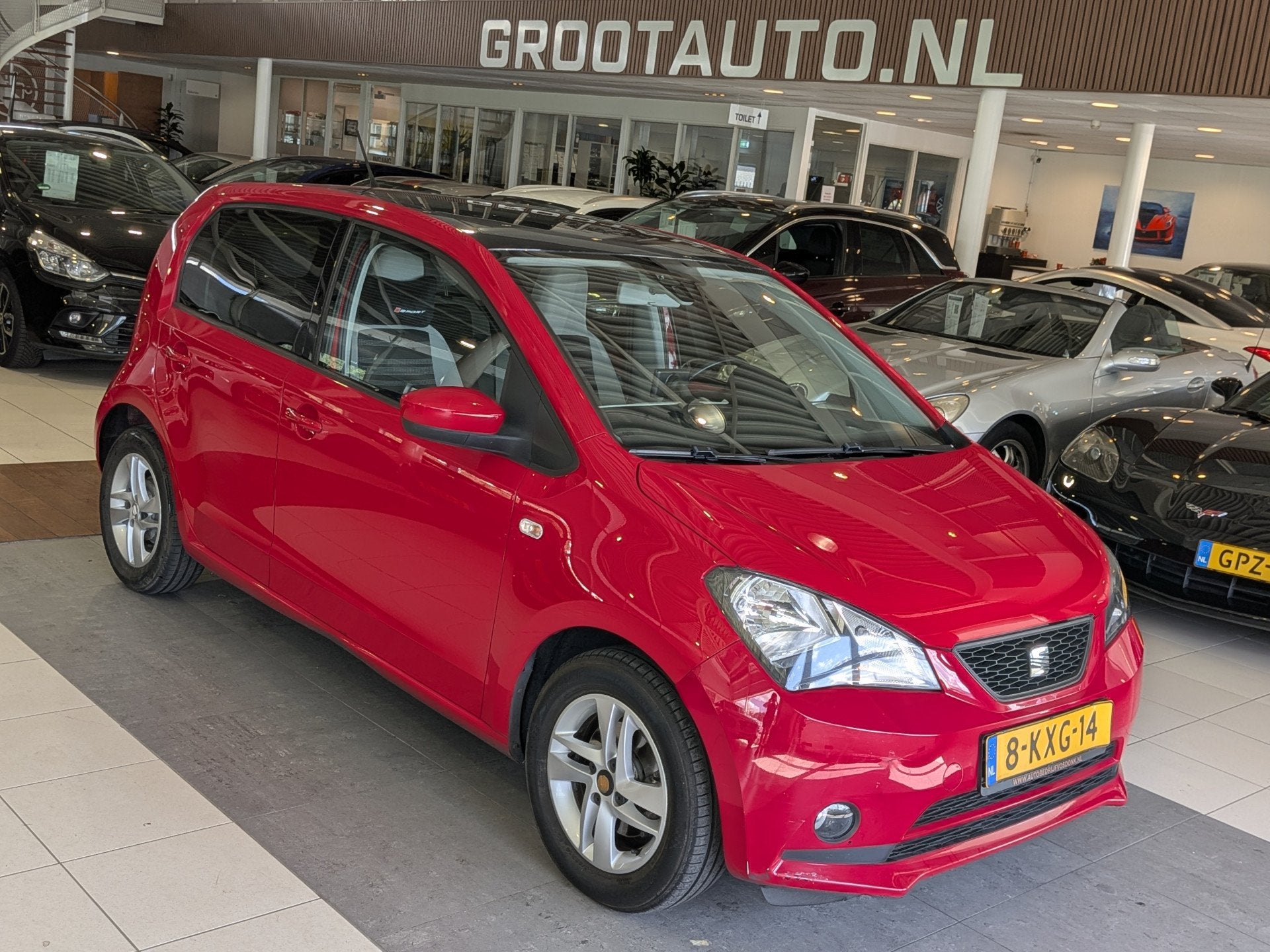 SEAT Mii 1.0 Chill Out Panoramadak, Airco, Stuurbekrachtigin, Auto's, Voorwielaandrijving, Euro 5, Stof, Gebruikt