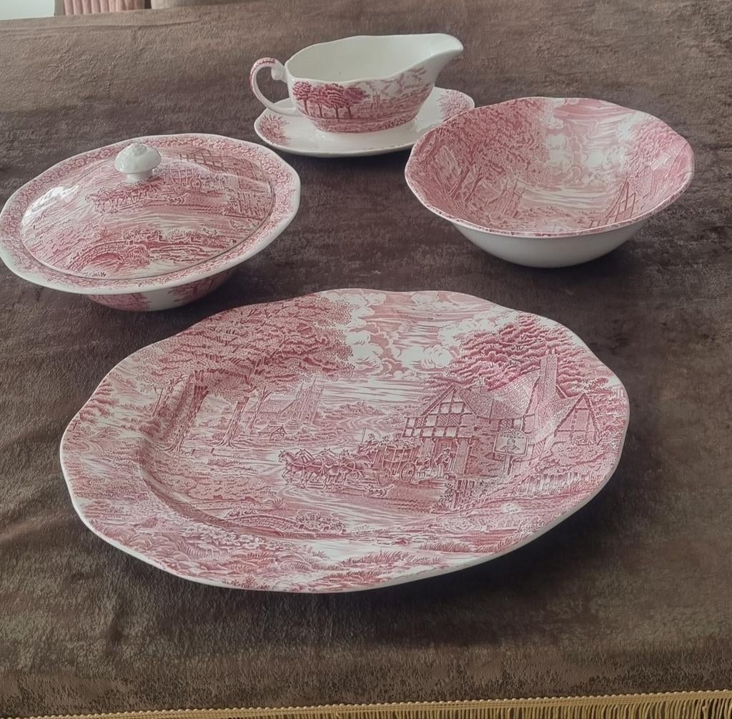 Wedgwood Dickens, Ophalen of Verzenden, Ovaal, Porselein of Keramiek