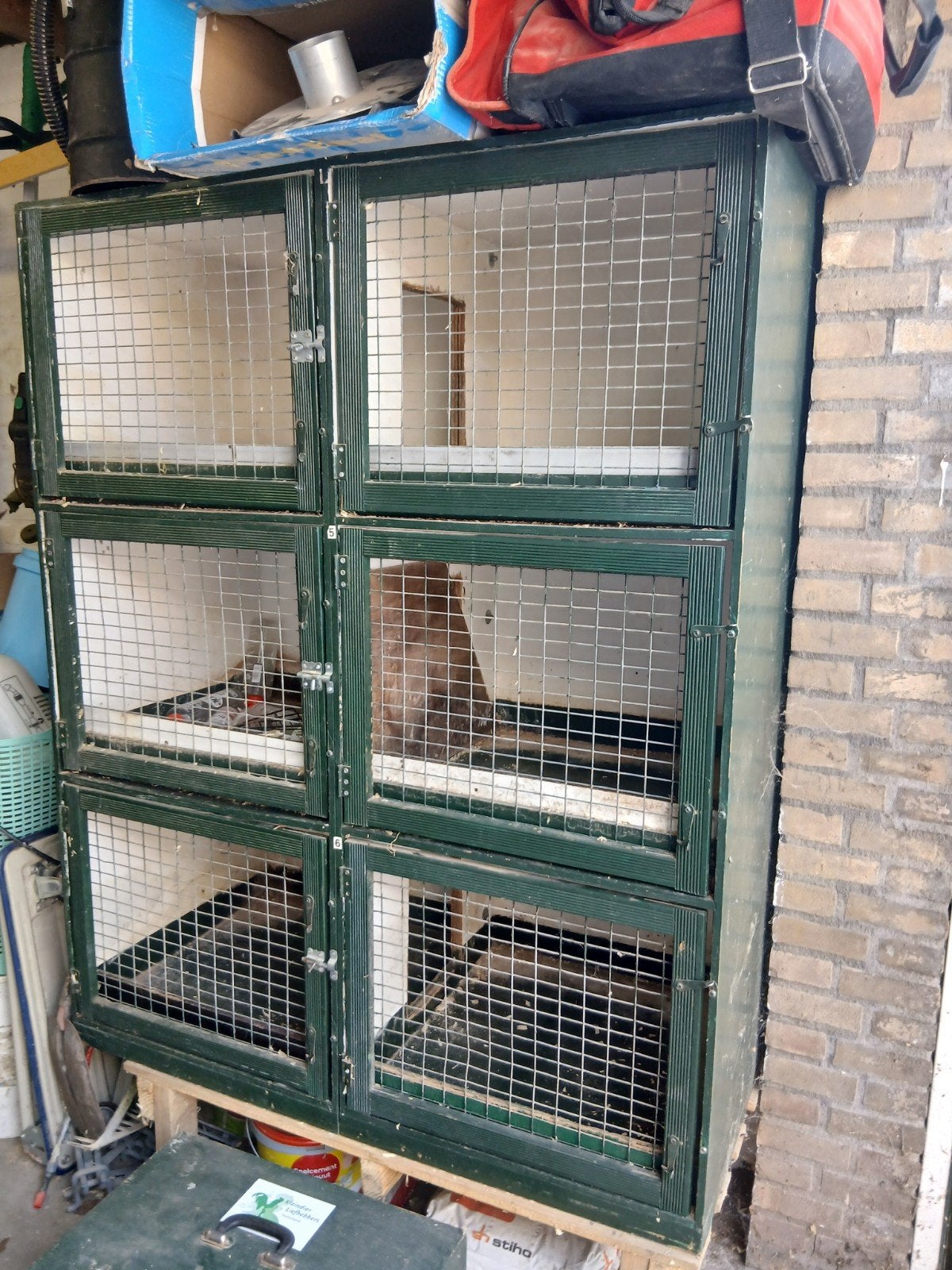 Konijnen flat, Dieren en Toebehoren, Knaagdieren en Konijnen | Hokken en Kooien, Ophalen of Verzenden, 110 cm of meer, Hok, 90 cm of meer
