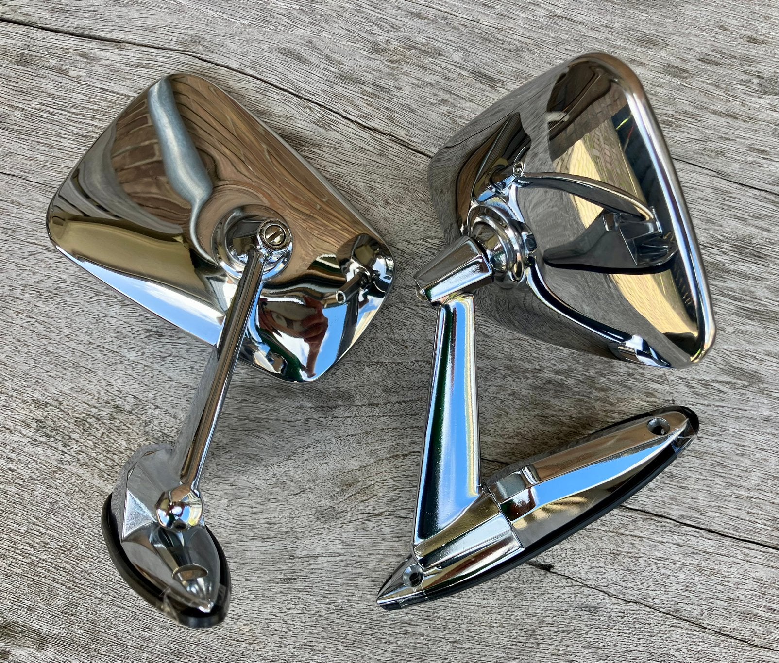 Chrome oldtimer spiegels, Auto diversen, Ophalen of Verzenden, Nieuw