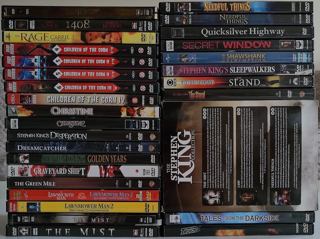 Film-Serie *** STEPHEN KING *** 28 stuks, Engels, Nederlands, Ophalen of Verzenden, Zo goed als nieuw