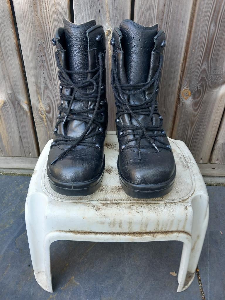 militaire laarzen/kisten maat 40/255S, Ophalen, Onbekend, Zwart, Zo goed als nieuw