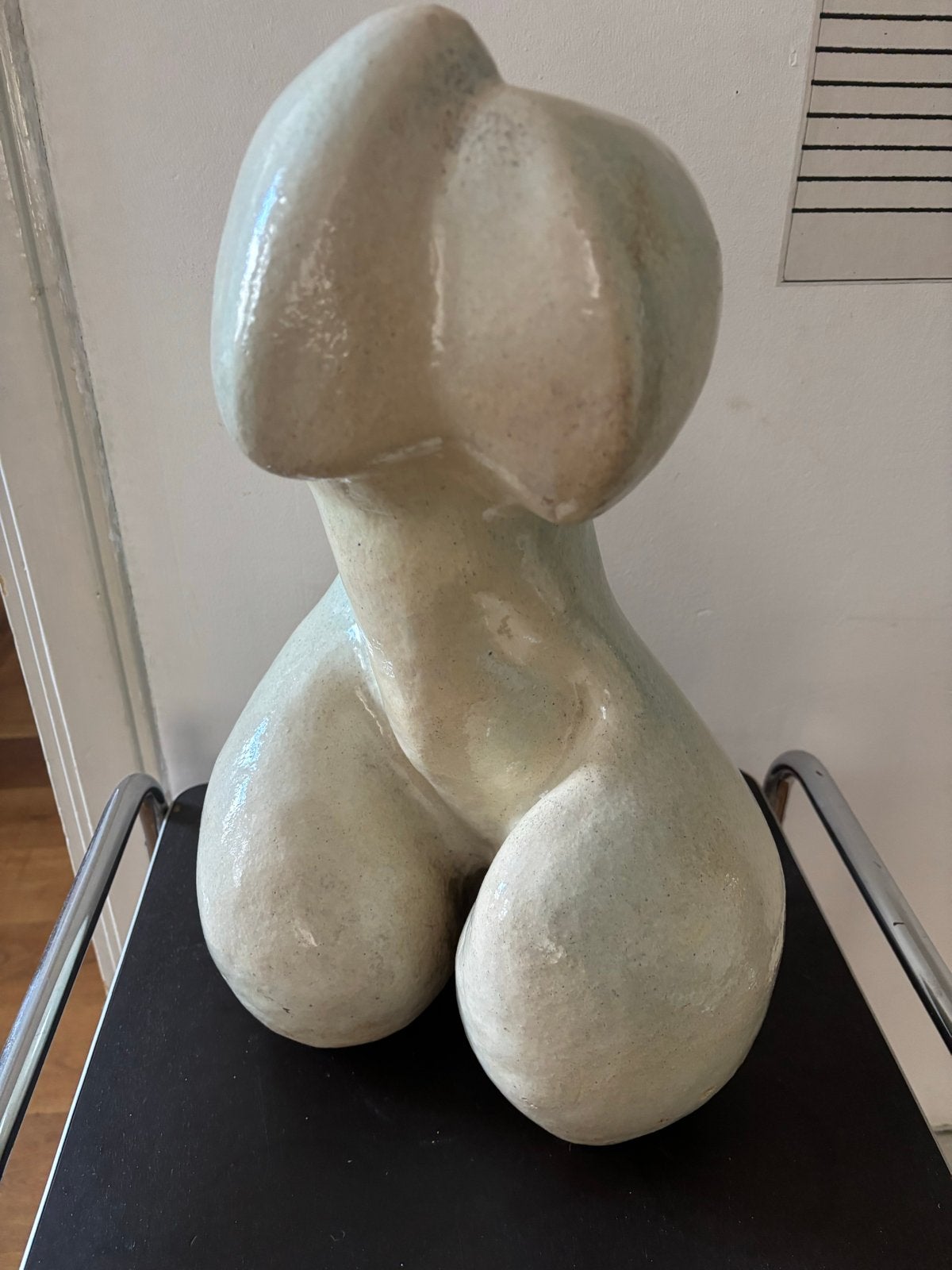 Abstracte Vrouwen Torso, Keramiek, Gesigneerd HK 1988, Antiek en Kunst, Kunst | Beelden en Houtsnijwerken, Geglazuurd, Ophalen of Verzenden