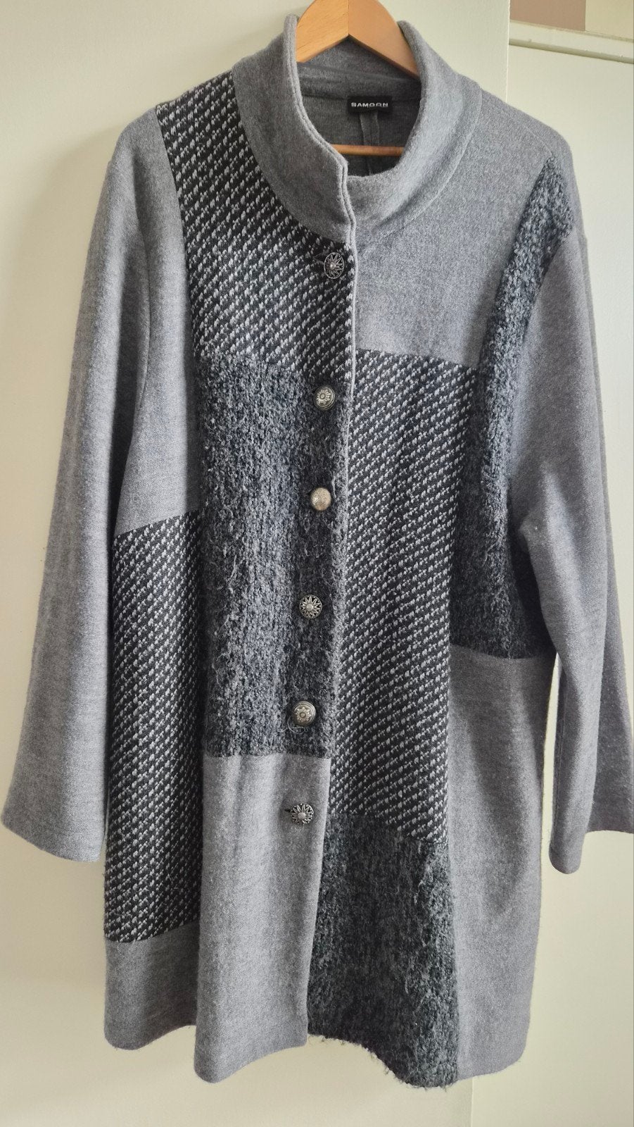 Samoon by Gerry Weber vest/jasje maat 48/50, Samoon by Gerry Weber, Maat 46/48 (XL) of groter, Ophalen of Verzenden, Grijs