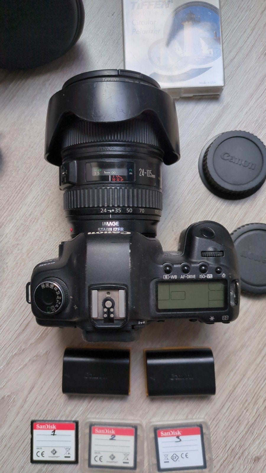 Canon EOS 5D Mark II met EF 24-105mm lens en accessoires, Ophalen of Verzenden, Gebruikt, Canon, Geen optische zoom