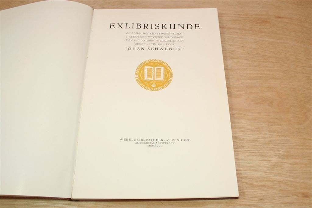 Exlibriskunde — Kunstwetenschap van het Exlibris [1947], Ophalen of Verzenden, Gelezen