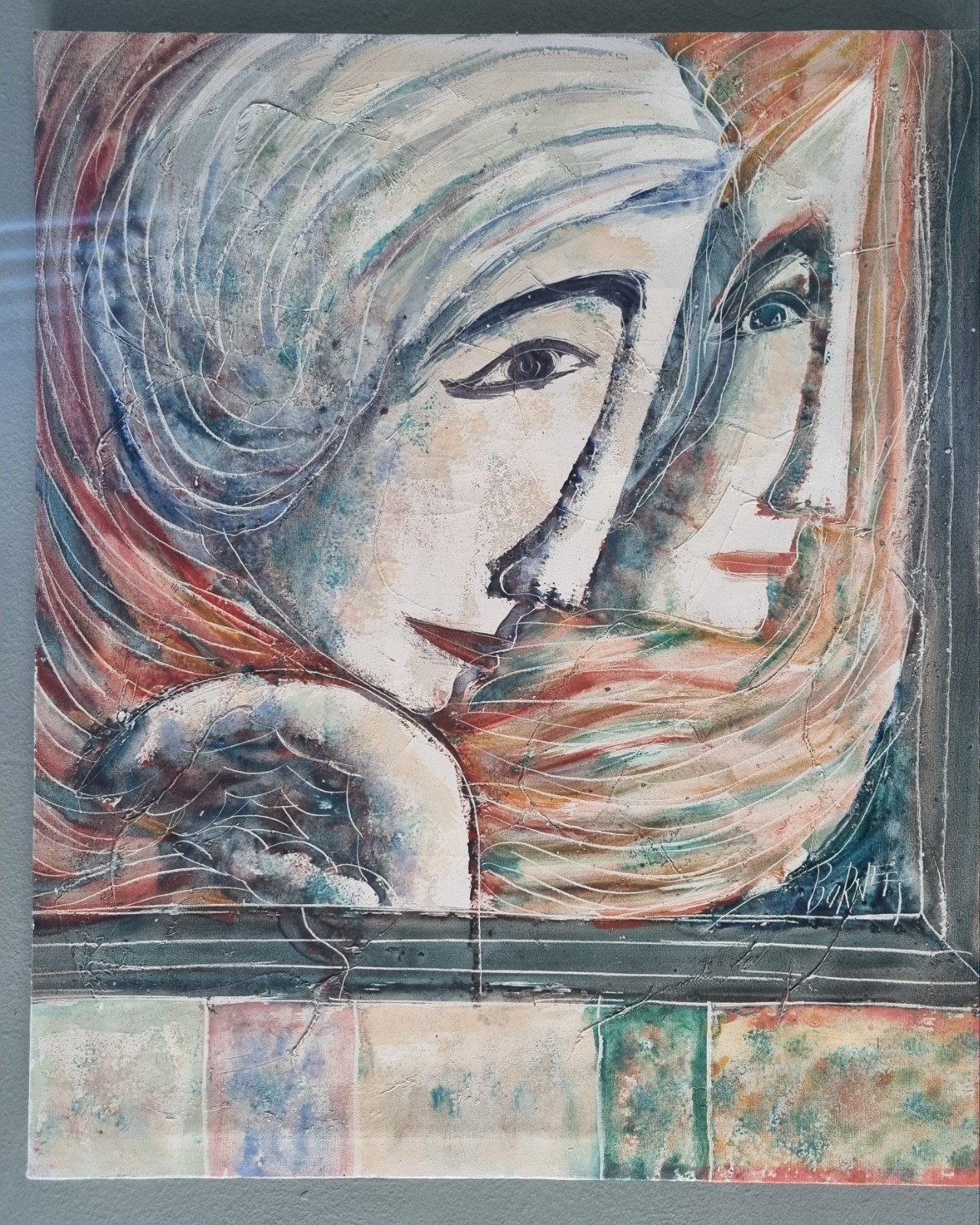 Calvin Burnett schilderij, Antiek en Kunst, Ophalen of Verzenden