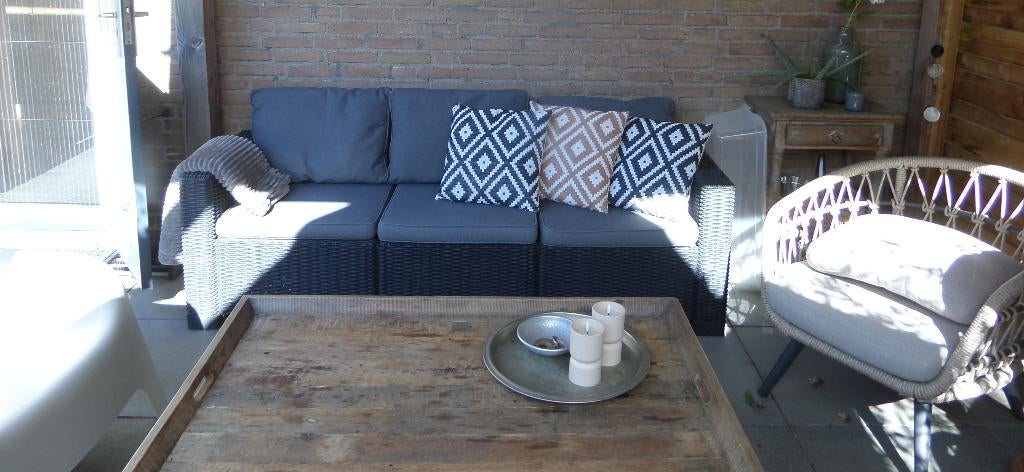 Loungeset Allibert California Antraciet, Ophalen, Kunststof, Gebruikt, Loungeset