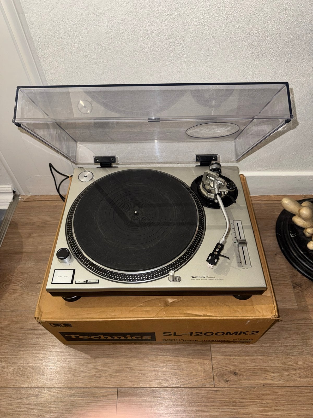 Technics SL-1200MK2 Platenspeler met Originele Doos, Ophalen of Verzenden, Zo goed als nieuw, Technics
