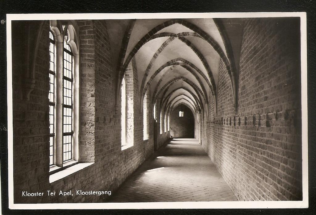 Ter-Apel, Klooster, kloostergang, Ophalen of Verzenden, 1960 tot 1980, Ongelopen, Groningen