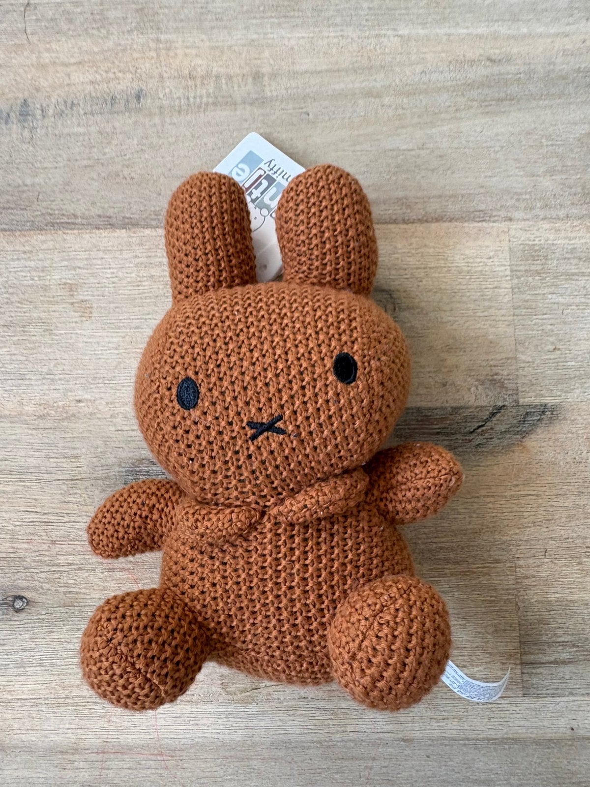 Nieuwe gehaakte Nijntje knuffel ‘Nina’ 20cm, Ophalen of Verzenden, Middelgroot (20 tot 80 cm), Tiamo, Konijn