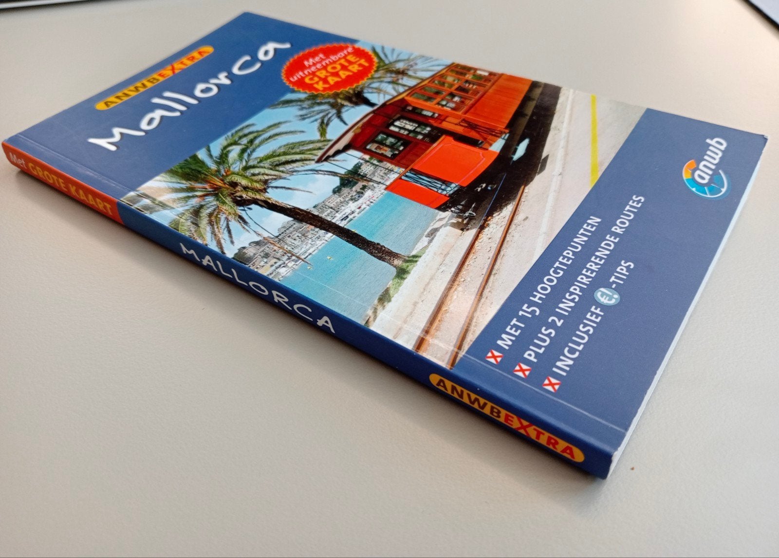 ANWB Extra Reisgids Mallorca met Grote Kaart (2015), Europa, Ophalen of Verzenden, Reisgids of -boek, ANWB
