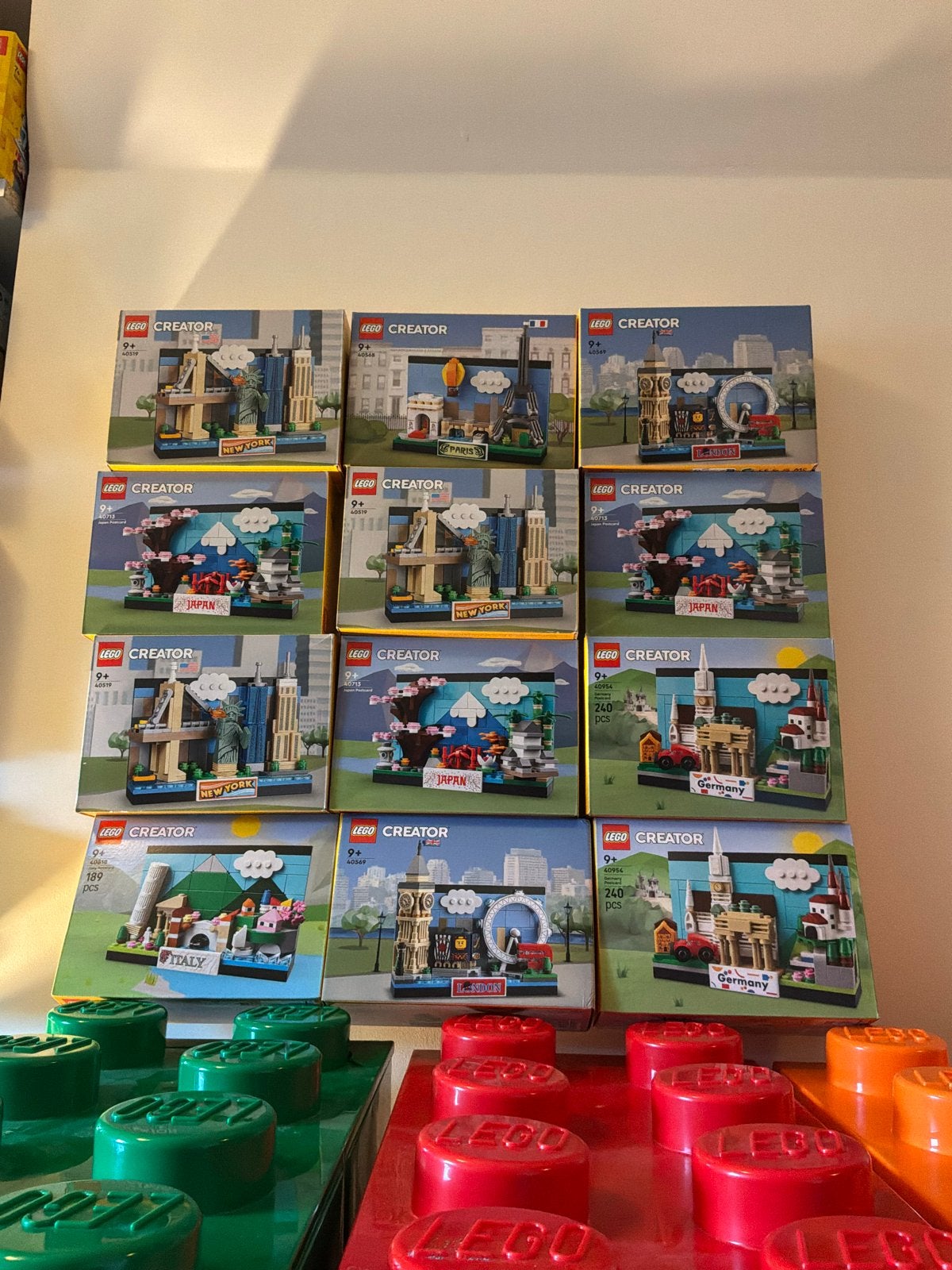 Lego Ansichtkaarten collectie, alle sets nieuw in doos, Lego, Nieuw, Ophalen of Verzenden, Ongeopend/sealed