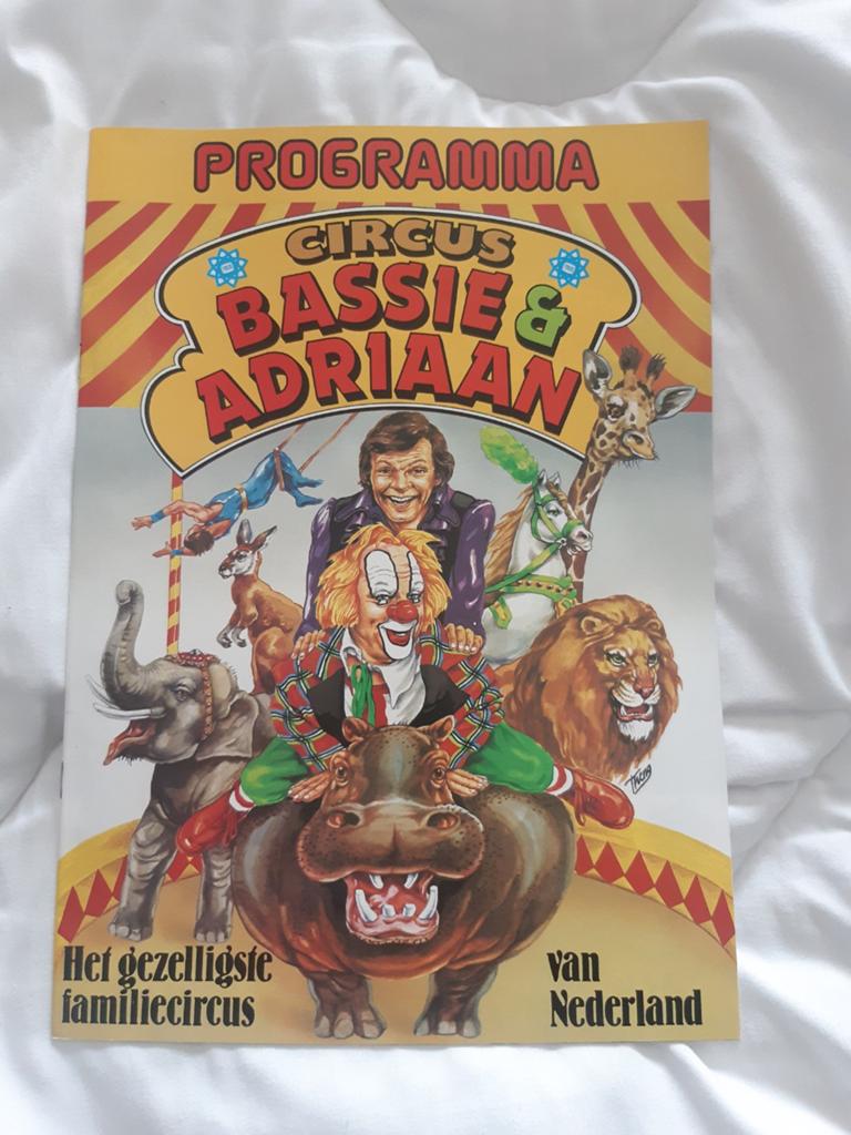 🟢 Bassie en Adriaan programmaboek met mooie foto's, Ophalen of Verzenden
