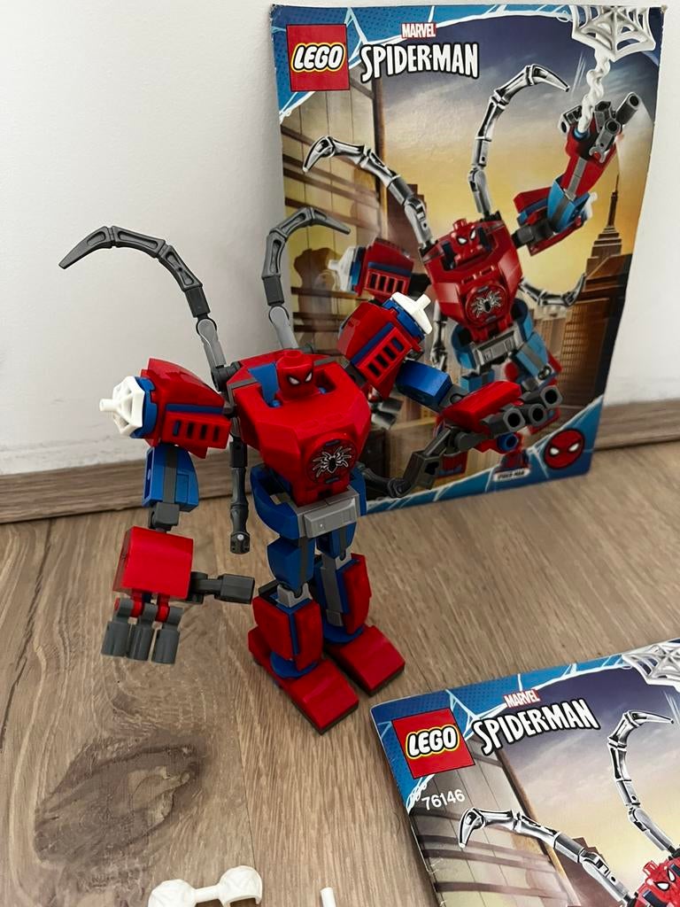 Lego Marvel Spider-Man Mecha (76146), Ophalen of Verzenden, Zo goed als nieuw