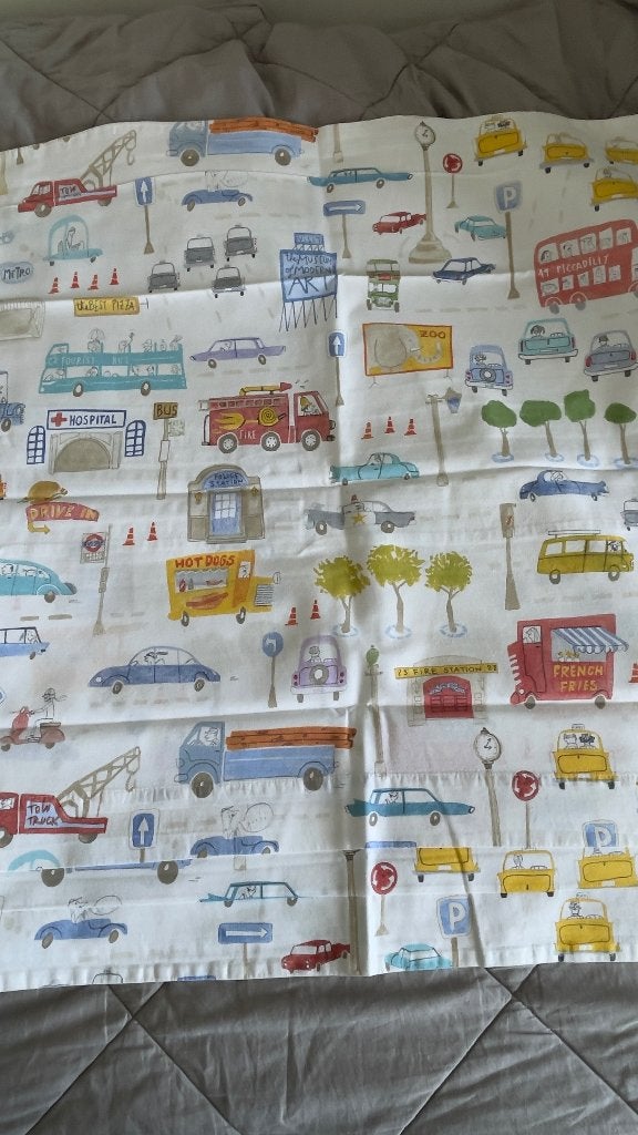 Zara Home Kids Dekbedovertrek + kussensloop eenpersoons, Knoopsluiting, Gebruikt, Eenpersoons, Meerkleurig