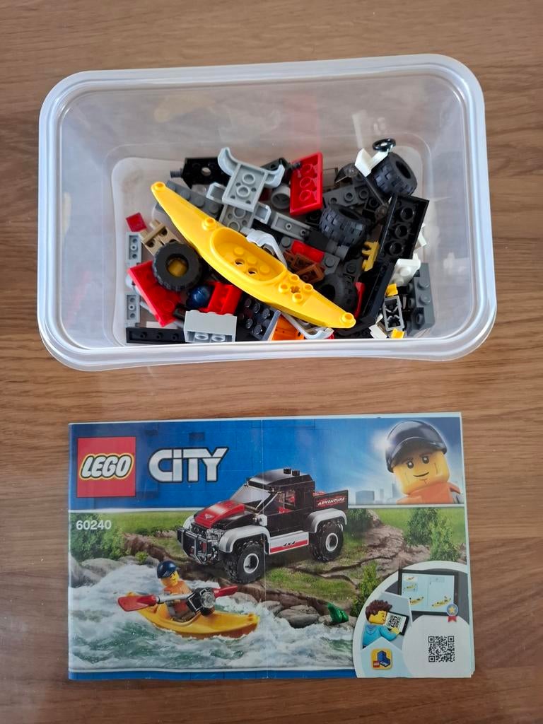 Lego City 60240 Kajak Avontuur, Ophalen of Verzenden, Zo goed als nieuw, Complete set, Lego