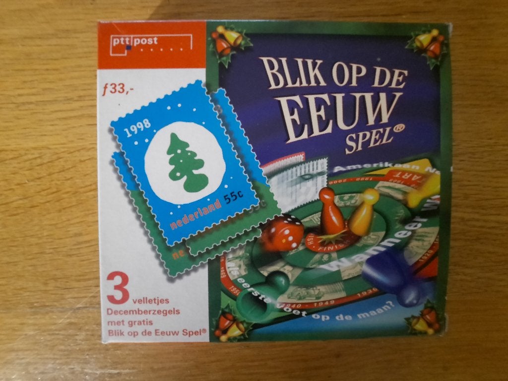 blik op de eeuw spel, zonder decemberzegels, Ophalen of Verzenden