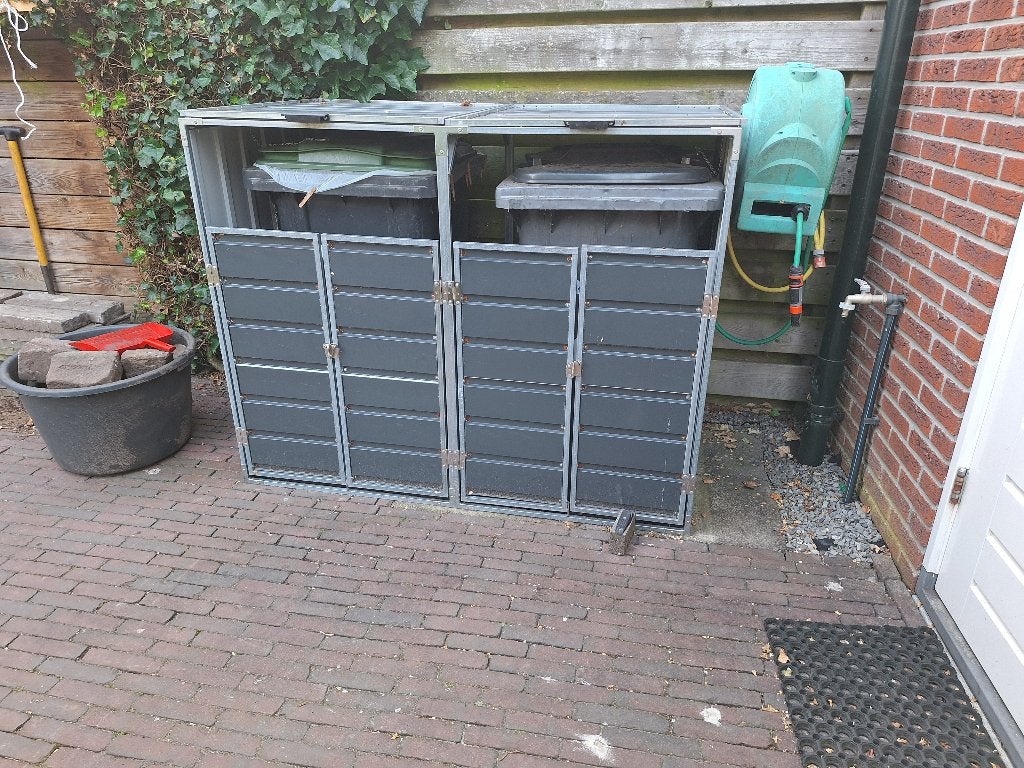 Ombouw voor 2 containers, Ophalen, Zo goed als nieuw
