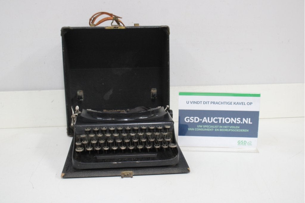 Remington typemachine in koffer, Diversen, Typemachines, Ophalen of Verzenden, Niet ingevuld, Niet ingevuld, Niet ingevuld